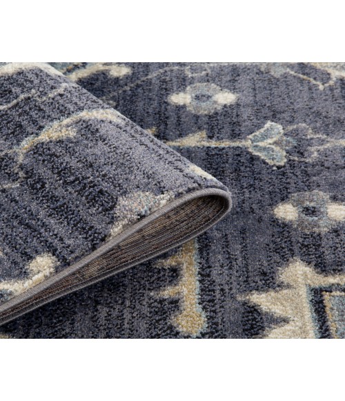 Jordan Eva Purple Traditional Medallion Area Rug