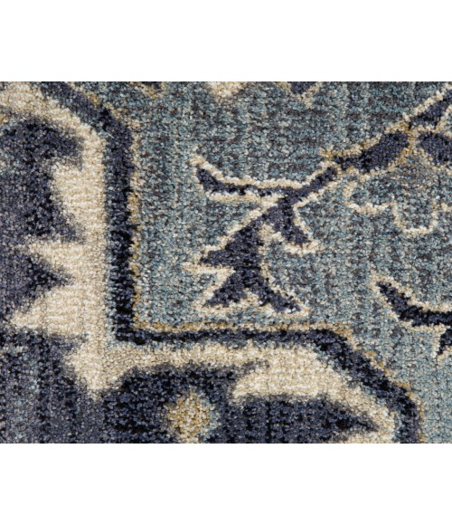 Jordan Eva Purple Traditional Medallion Area Rug