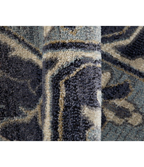 Jordan Eva Purple Traditional Medallion Area Rug