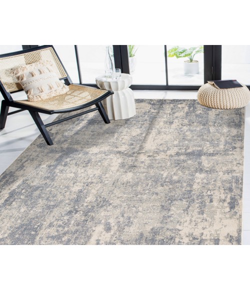 Jordan Cary Light Gray Modern Abstract Area Rug