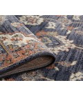 Jordan Bea Navy Blue Traditional Floral Area Rug