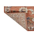 Jordan Bea Orange Traditional Floral Area Rug