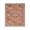 Amer Jordan Bea Orange Traditional Floral Area Rug 1'10" x 2'11"