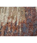 Jordan Delia Rust Modern Abstract Area Rug