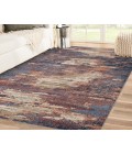 Jordan Delia Rust Modern Abstract Area Rug