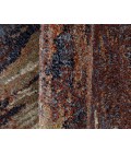 Jordan Delia Rust Modern Abstract Area Rug