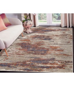 Amer Jordan Delia Beige Modern Abstract Area Rug 7'10" x 10'2"