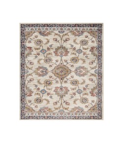 Amer Jordan Bea Ivory Traditional Floral Area Rug 6'7" x 9'