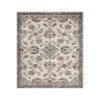 Amer Jordan Bea Ivory/Charcoal Traditional Floral Area Rug 1'10" x 2'11"