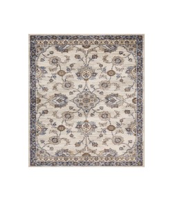 Amer Jordan Bea Ivory/Charcoal Traditional Floral Rug 1'10" x 2'11"