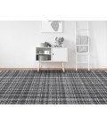 Amer Laurel Turlen Charcoal Hand-Tufted Wool Area Rug 7'6"x9'6"