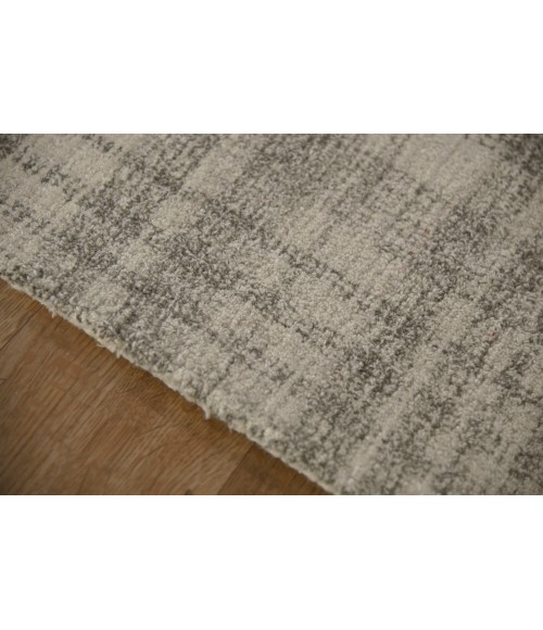 Amer Laurel Turlen Ivory Hand-Tufted Wool Area Rug 7'6"x9'6"
