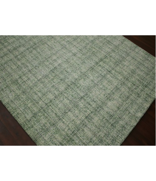 Amer Laurel Turlen Light Green Hand-Tufted Wool Area Rug 8'6"x11'6"