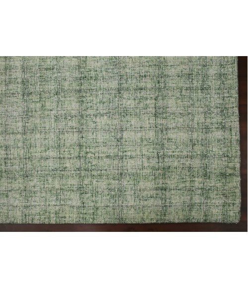 Amer Laurel Turlen Light Green Hand-Tufted Wool Area Rug 8'6"x11'6"