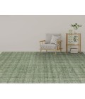 Amer Laurel Turlen Light Green Hand-Tufted Wool Area Rug 8'6"x11'6"