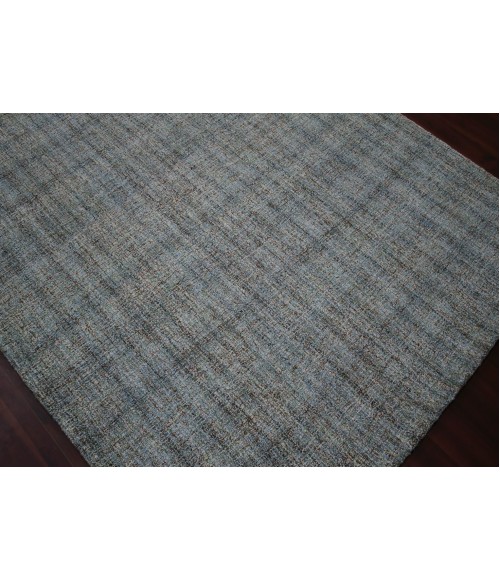 Amer Laurel Turlen Light Blue Hand-Tufted Wool Area Rug 7'6"x9'6"