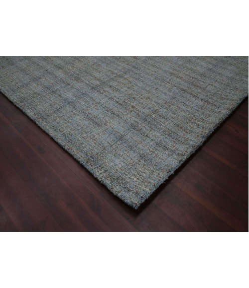 Amer Laurel Turlen Light Blue Hand-Tufted Wool Area Rug 7'6"x9'6"