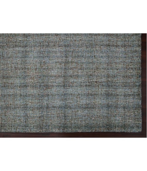 Amer Laurel Turlen Light Blue Hand-Tufted Wool Area Rug 7'6"x9'6"