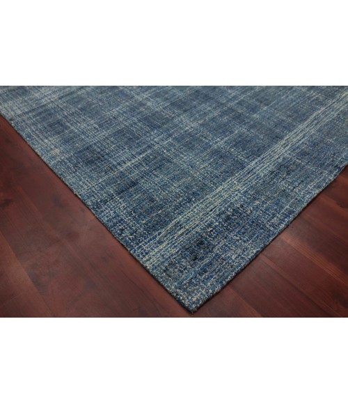 Amer Laurel Turlen Turquoise Hand-Tufted Wool Area Rug 7'6"x9'6"