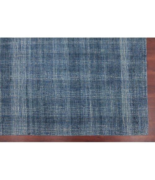 Amer Laurel Turlen Turquoise Hand-Tufted Wool Area Rug 7'6"x9'6"