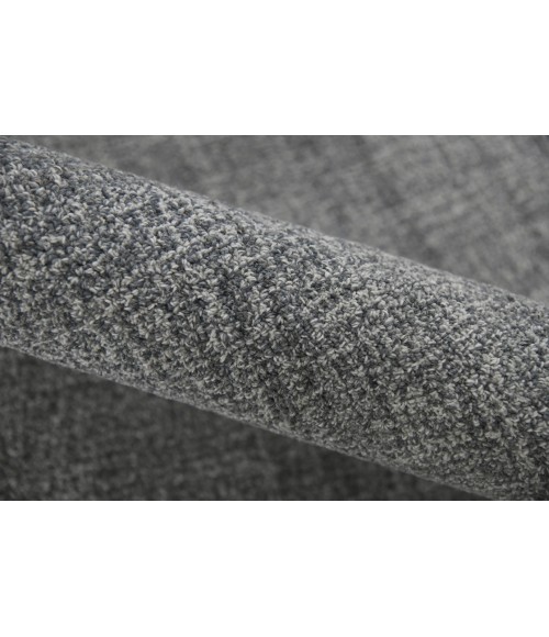 Amer Laurel Turlen Gray Hand-Tufted Wool Area Rug 7'6"x9'6"