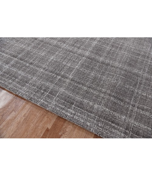Amer Laurel Turlen Graphite Hand-Tufted Wool Area Rug 5'x7'6"