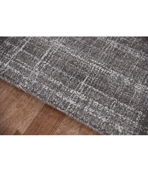 Amer Laurel Turlen Graphite Hand-Tufted Wool Area Rug 5'x7'6"