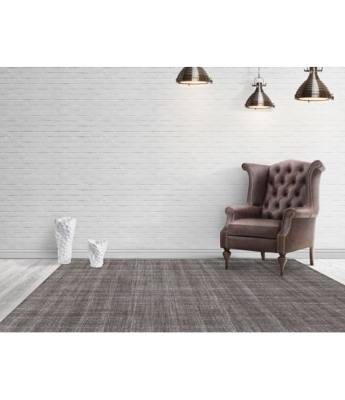 Amer Laurel Turlen Graphite Hand-Tufted Wool Area Rug 5'x7'6"