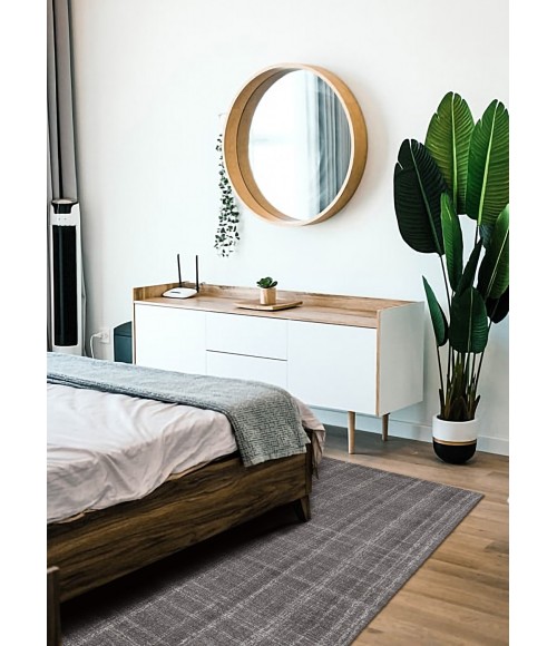 Amer Laurel Turlen Graphite Hand-Tufted Wool Area Rug 5'x7'6"
