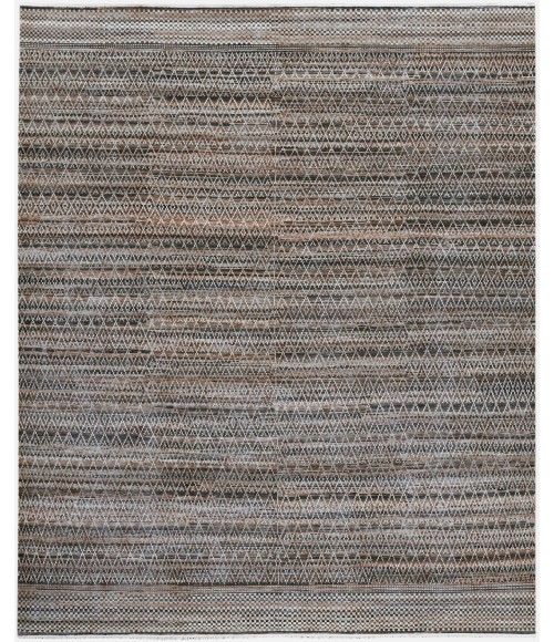 Amer Legacy Alden Gray Hand-Knotted Wool Area Rug 2'x3'