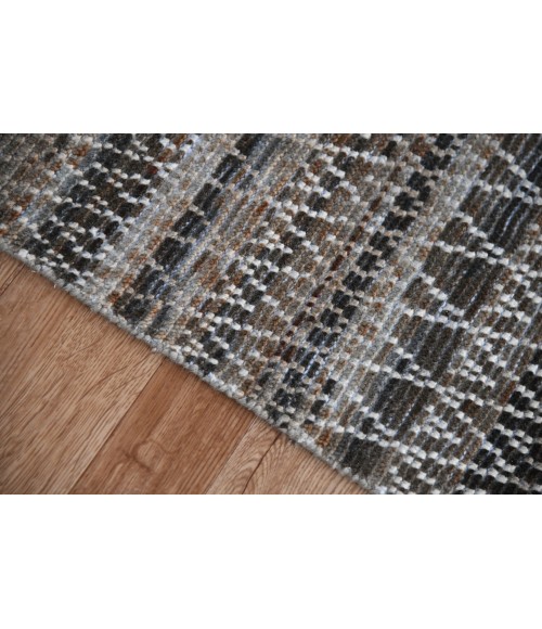 Amer Legacy Alden Gray Hand-Knotted Wool Area Rug 2'x3'