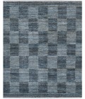 Amer Legacy Barton Gray/Blue Hand-Knotted Wool Area Rug 8'x10'