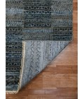 Amer Legacy Barton Gray/Blue Hand-Knotted Wool Area Rug 8'x10'