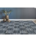 Amer Legacy Barton Gray/Blue Hand-Knotted Wool Area Rug 8'x10'