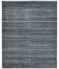 Amer Legacy Aleyn Blue Hand-Knotted Wool Blend Area Rug 2'x3'