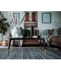 Amer Legacy Aleyn Blue Hand-Knotted Wool Blend Area Rug 2'x3'