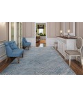 Amer Majestic Fantin Blue Hand-Knotted Wool Area Rug 2'x3'