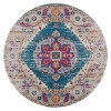 Amer Manhattan MAN-15 Lecat Turquoise/Pink Rug 2 ft. 6 in. X 7 ft. 6 in. Runner