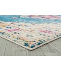 Amer Manhattan Lecat Boho Medallion Turquoise/Pink Runner Rug 2'6"x7'6"