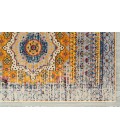 Amer Manhattan Beale Boho Medallion Orange/Ivory Runner Rug 2'6"x7'6"