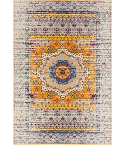 Amer Manhattan MAN-33 Beale Orange/Ivory Area Rug 6 ft. 6 in. X 6 ft. 6 in.R Round