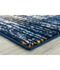 Amer Manhattan Beale Boho Medallion Navy/Orange Runner Rug 2'6"x7'6"