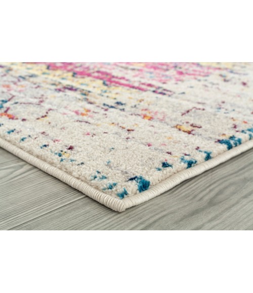 Amer Manhattan Beale Boho Medallion Pink/Ivory Runner Rug 2'6"x7'6"