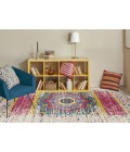 Amer Manhattan Beale Boho Medallion Pink/Ivory Runner Rug 2'6"x7'6"