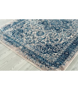 Amer Manhattan MAN-39 Bellamy Teal/Beige Area Rug 2 ft. 6 in. X 7 ft. 6 in. Runner