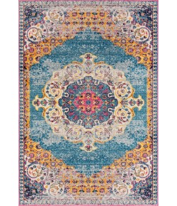 Amer Manhattan MAN-3 Payne Blue/Orange Area Rug 7 ft. 6 in. X 9 ft. 6 in. Rectangle