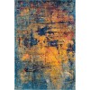 Amer Manhattan MAN-41 Bunnt Orange/Navy Rug 2 ft. 6 in. X 7 ft. 6 in. Runner