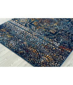 Amer Manhattan MAN-42 Burke Navy Area Rug 2 ft. 6 in. X 7 ft. 6 in. Runner