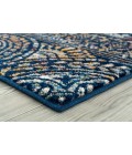 Amer Manhattan Burke Tribal Navy Runner Rug 2'6"x7'6"
