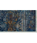Amer Manhattan Burke Tribal Navy Runner Rug 2'6"x7'6"
